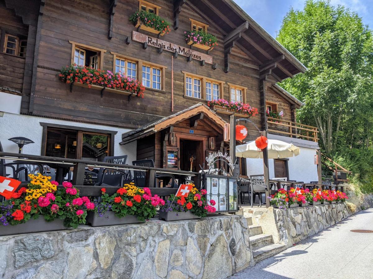 ホテル Relais Des Melezes Vissoie エクステリア 写真